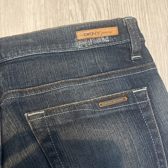 DKNY Dark Blue Straight Leg Jeans - Picture 4 of 5